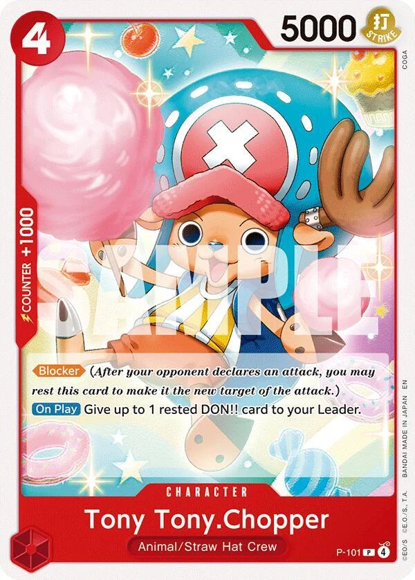 Tony Tony.Chopper, Starter Deck 31 RED Monkey.D.Luffy P-101