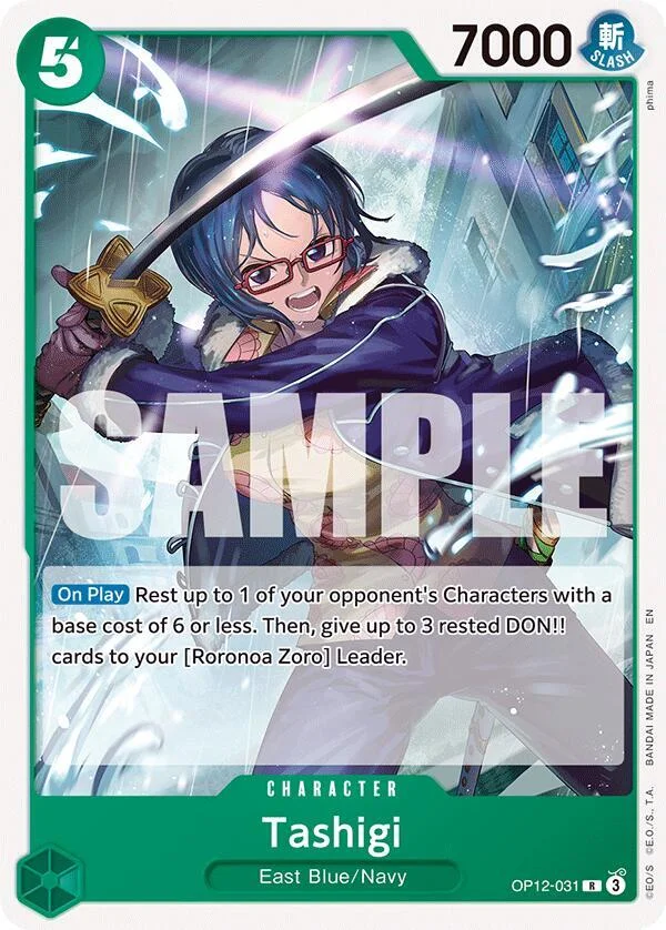 Tashigi, Starter Deck 32 GREEN Roronoa Zoro OP12-031