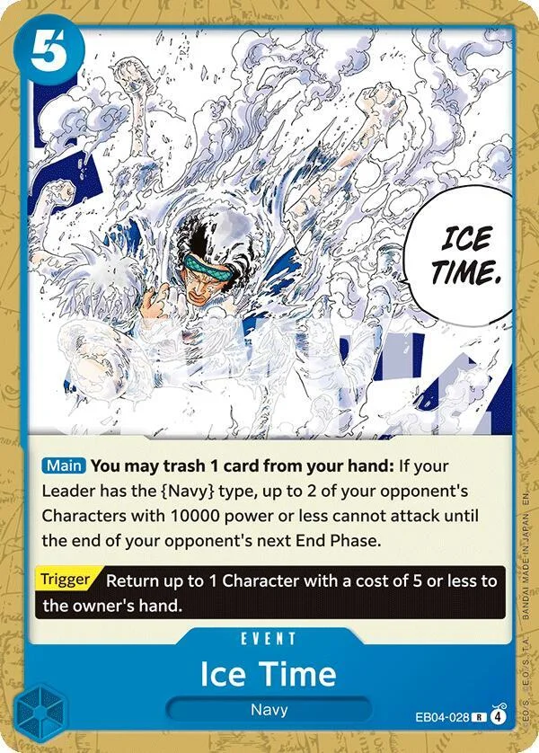 Ice Time, Starter Deck 33 BLUE Kuzan EB04-028
