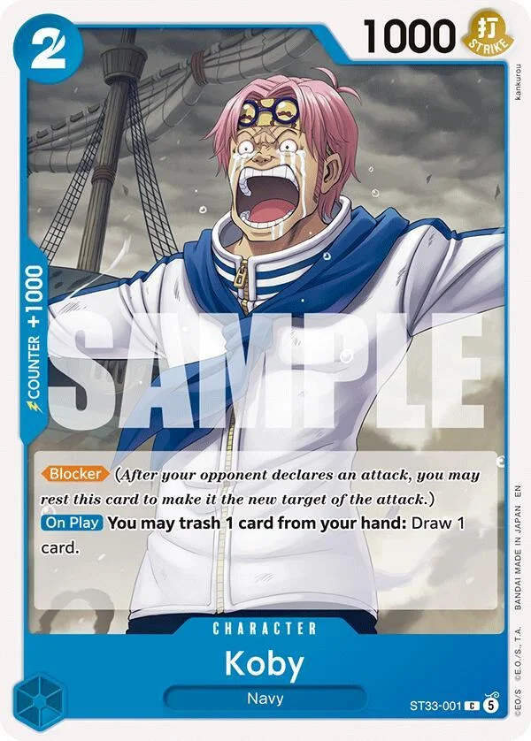 Koby, Starter Deck 33 BLUE Kuzan ST33-001