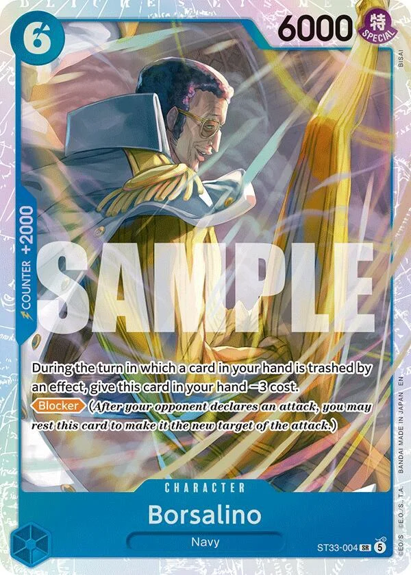 Borsalino, Starter Deck 33 BLUE Kuzan ST33-004