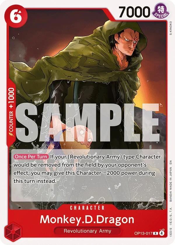 Monkey.D.Dragon, Starter Deck 35 RED/BLACK Sabo OP13-017