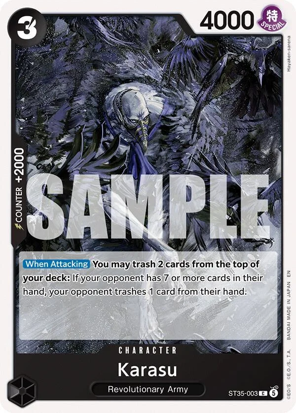 Karasu, Starter Deck 35 RED/BLACK Sabo ST35-003