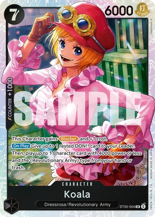 Koala, Starter Deck 35 RED/BLACK Sabo ST35-004