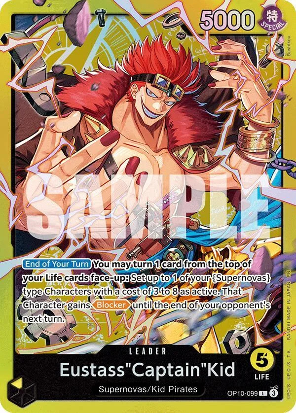 Eustass"Captain"Kid, Starter Deck 36 YELLOW Eustass"Captain"Kid OP10-099