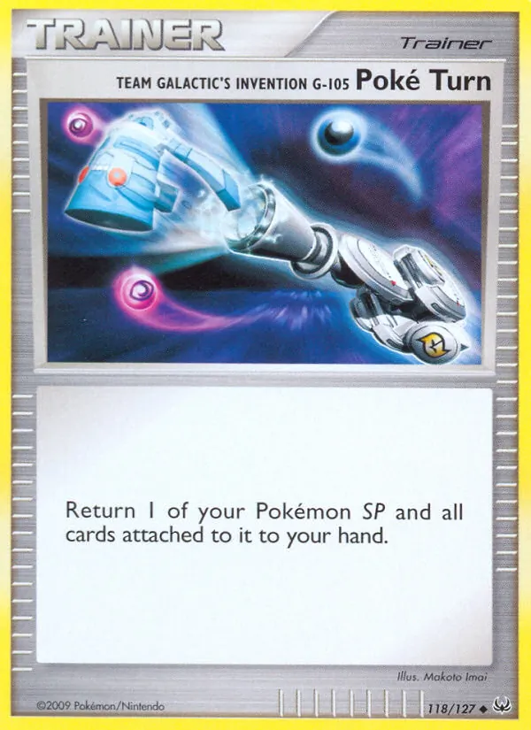 Team Galactic's Invention G-105 Poké Turn, Platinum #118/127