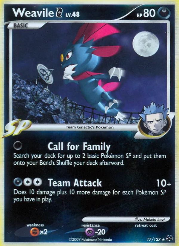 Weavile G #17/127
