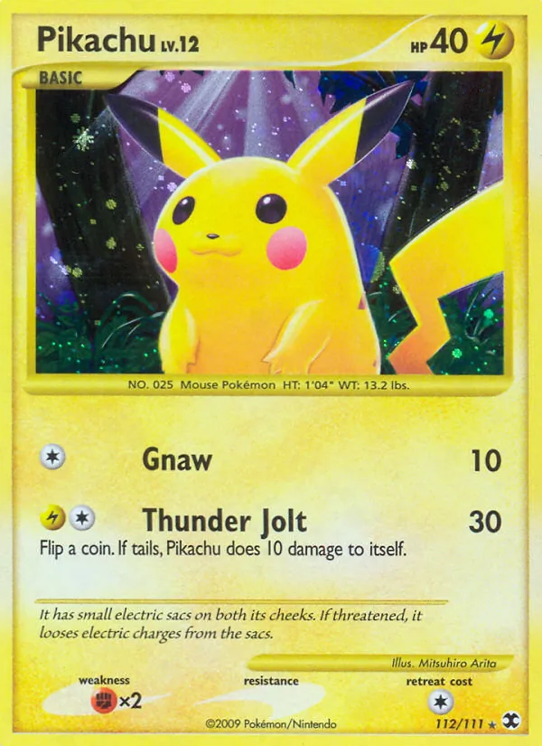 Pikachu #112/111