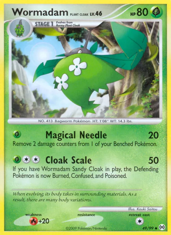 Wormadam Plant Cloak #49/99