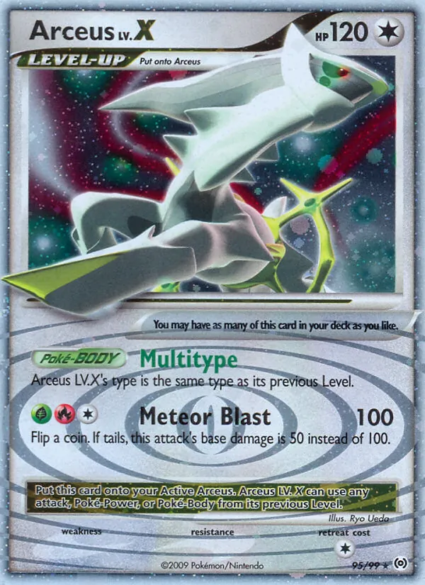 Arceus LV. X #95/99