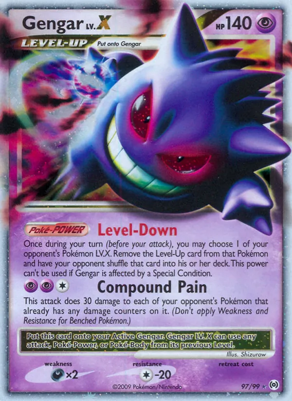 Gengar LV. X #97/99