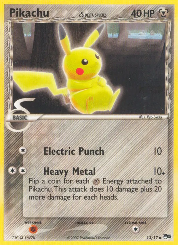 Pikachu δ #13/17