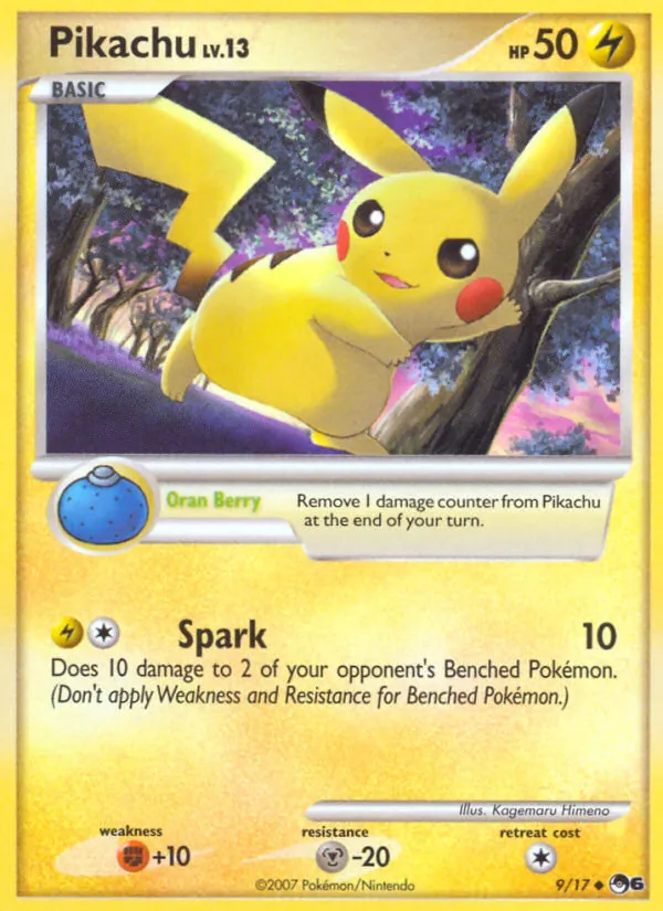 Pikachu #9/17
