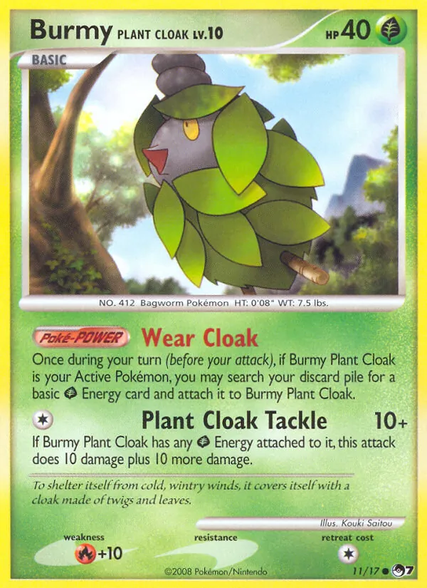 Burmy Plant Cloak #11/17