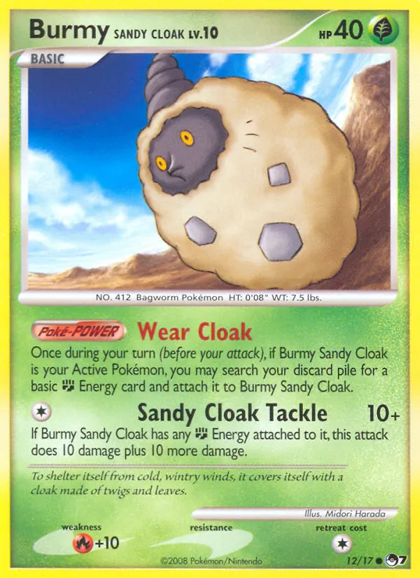 Burmy Sandy Cloak #12/17
