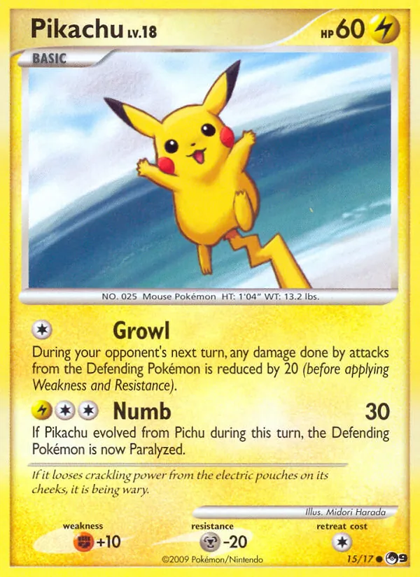 Pikachu #15/17