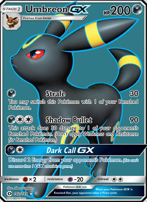 Umbreon GX #142/149
