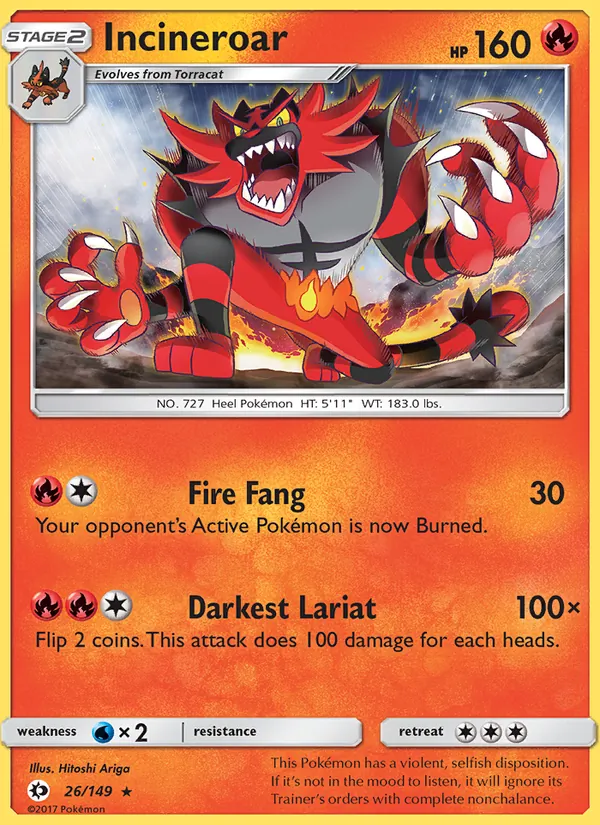 Incineroar #26/149