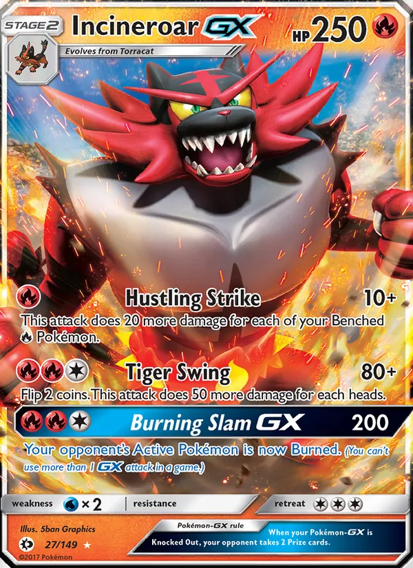 Incineroar GX #27/149