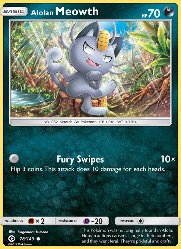 Alolan Meowth #78/149