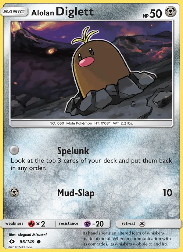 Alolan Diglett #86/149