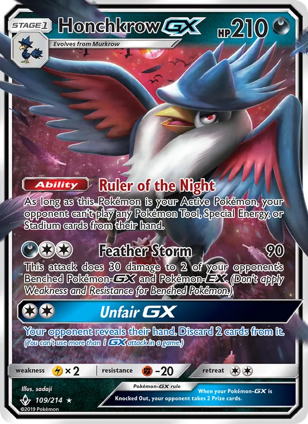 Honchkrow GX #109/214