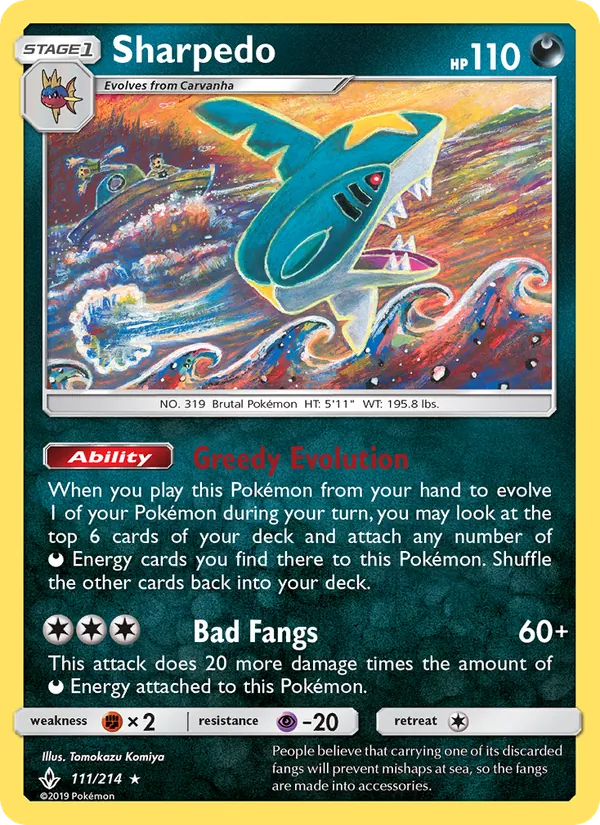 Sharpedo #111/214