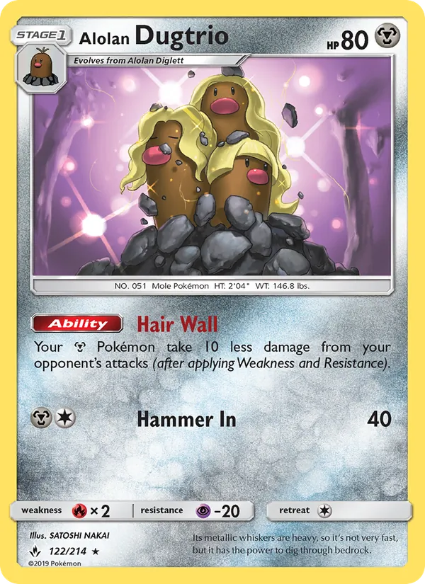 Alolan Dugtrio #122/214