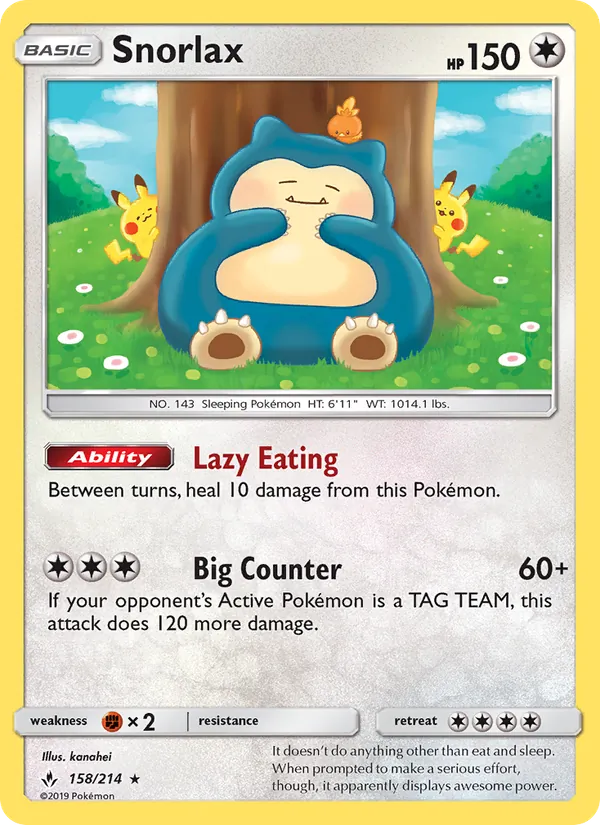 Snorlax #158/214