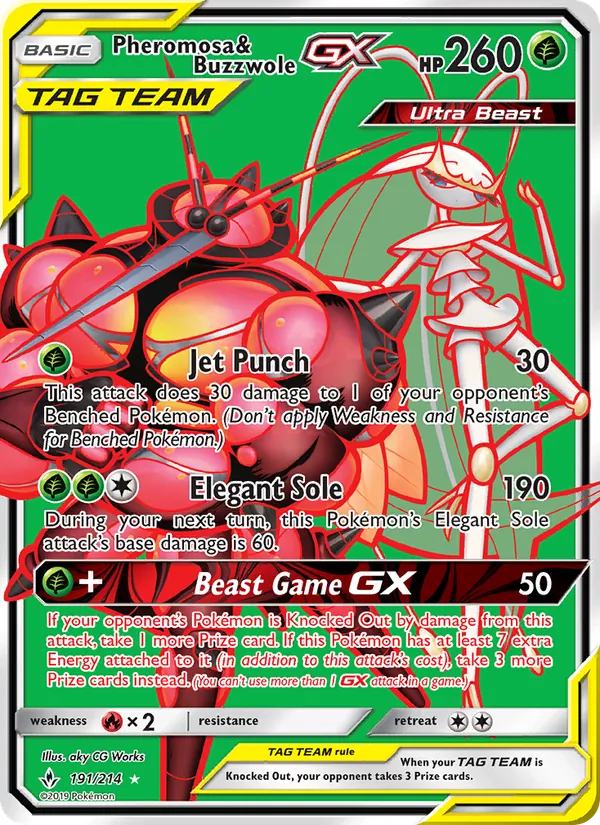 Pheromosa & Buzzwole GX #191/214