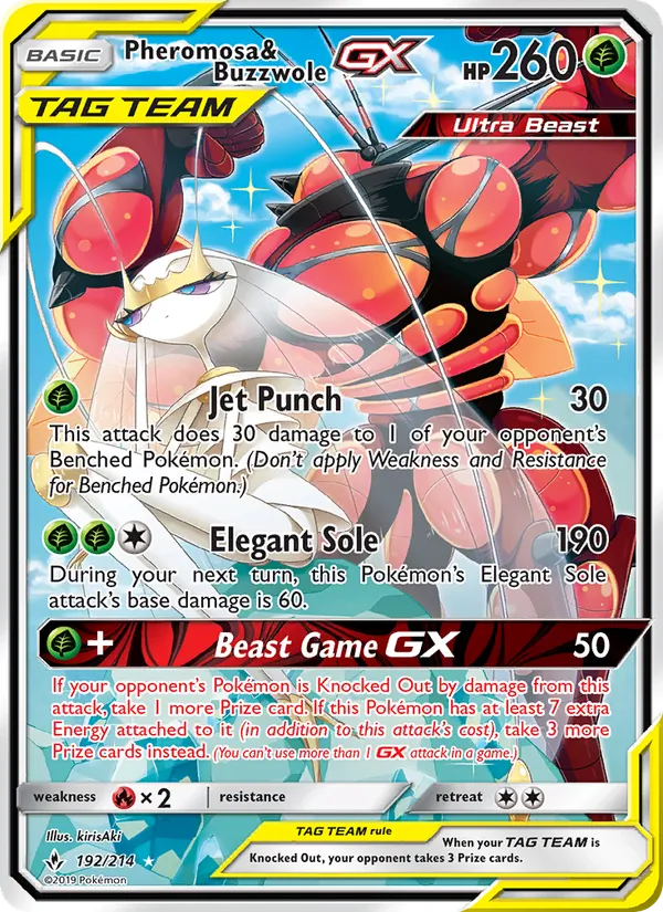 Pheromosa & Buzzwole GX #192/214