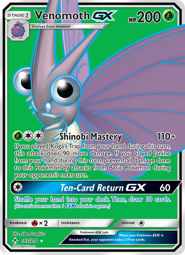 Venomoth GX #193/214