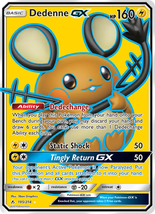 Dedenne GX #195/214