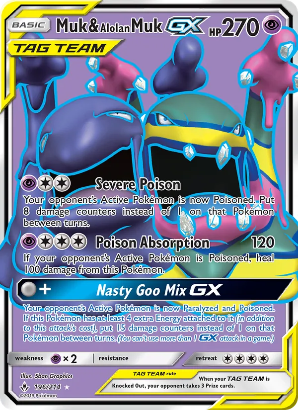 Muk & Alolan Muk GX #196/214