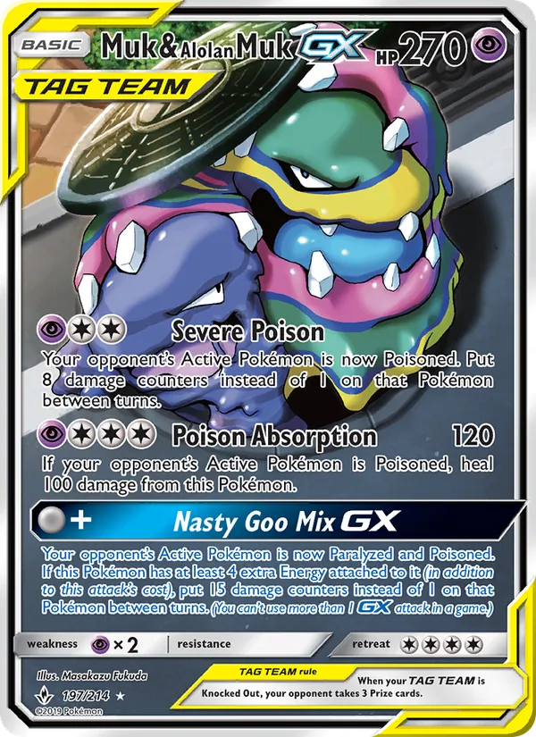 Muk & Alolan Muk GX #197/214