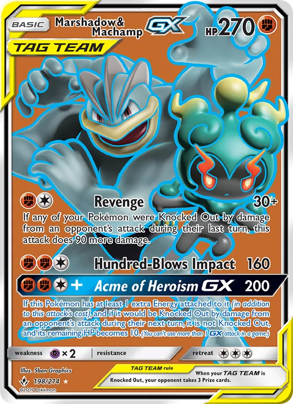 Marshadow & Machamp GX #198/214