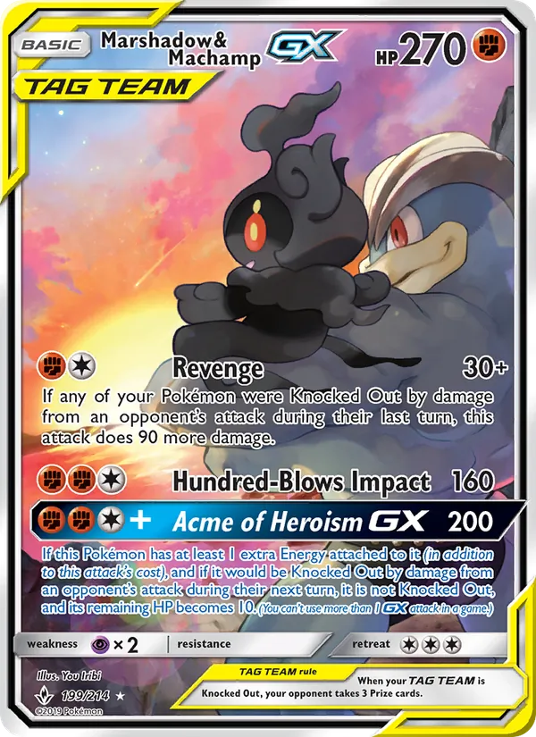 Marshadow & Machamp GX #199/214