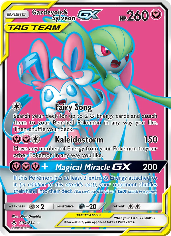 Gardevoir & Sylveon GX #204/214