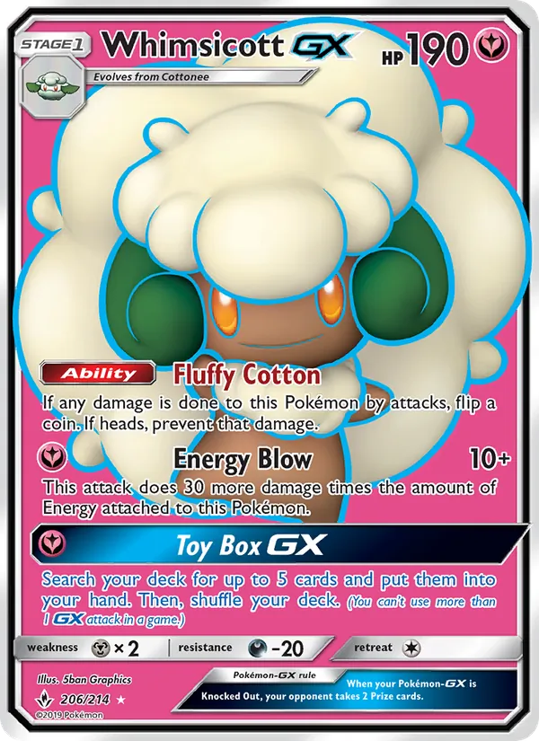 Whimsicott GX #206/214