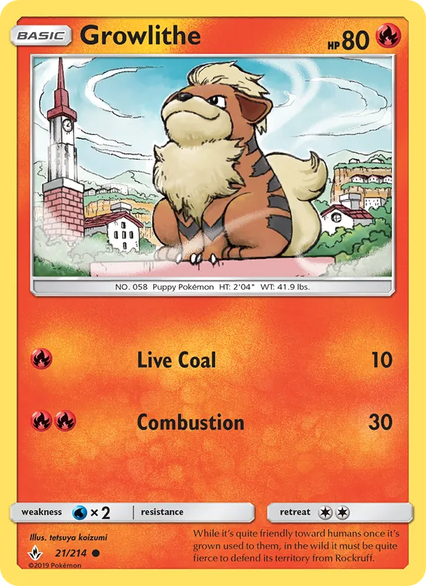 Growlithe #21/214