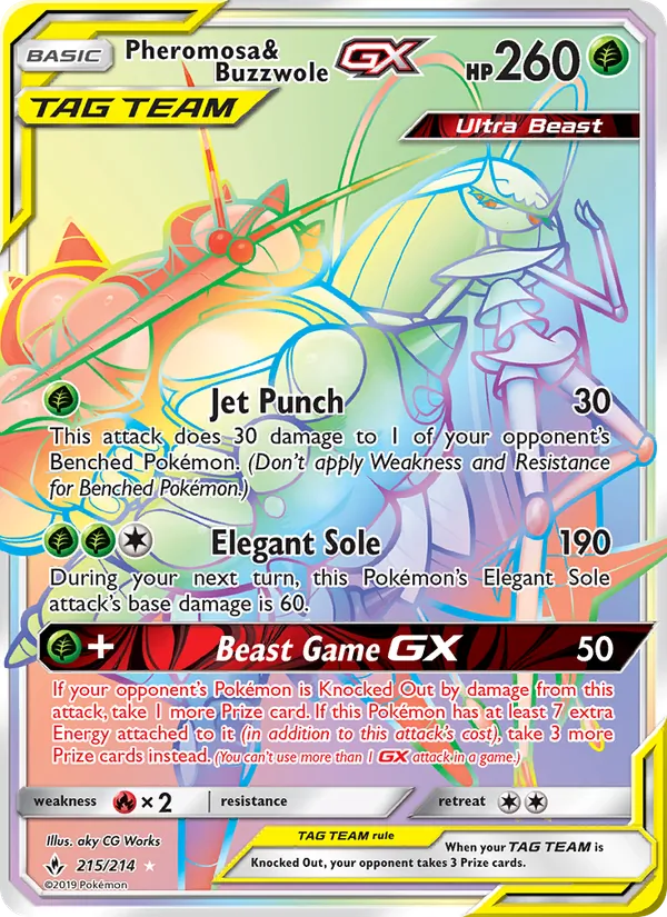 Pheromosa & Buzzwole GX #215/214