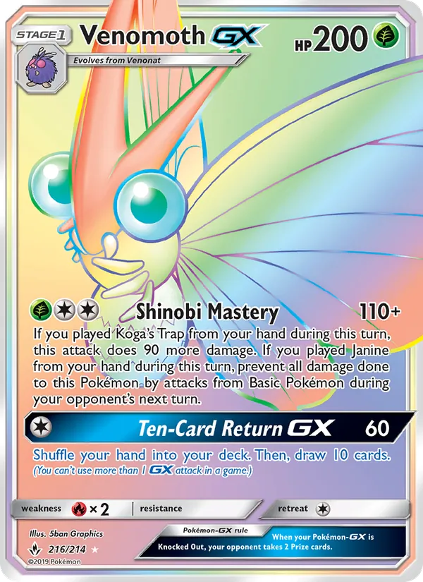 Venomoth GX #216/214