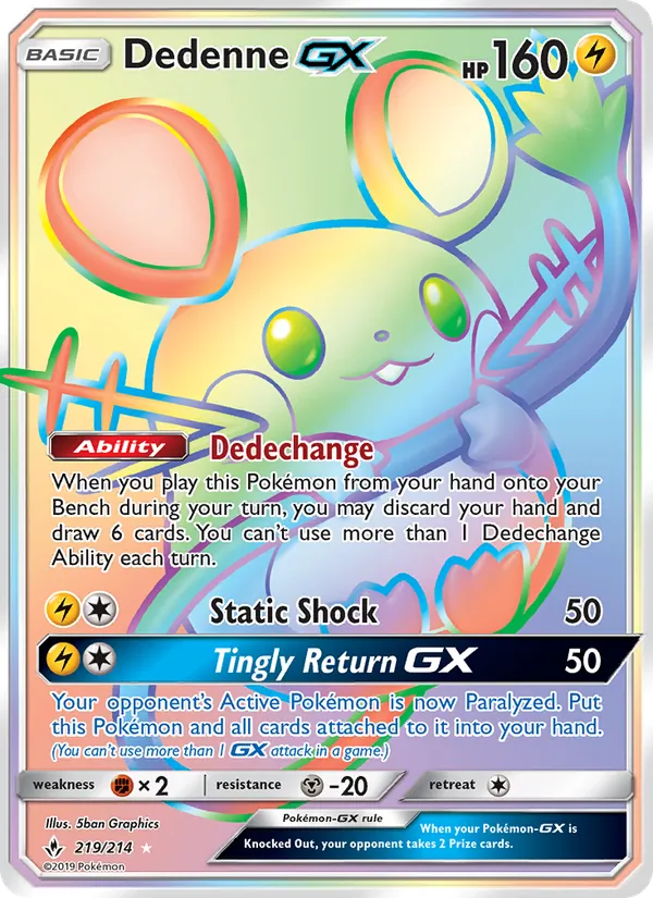 Dedenne GX #219/214