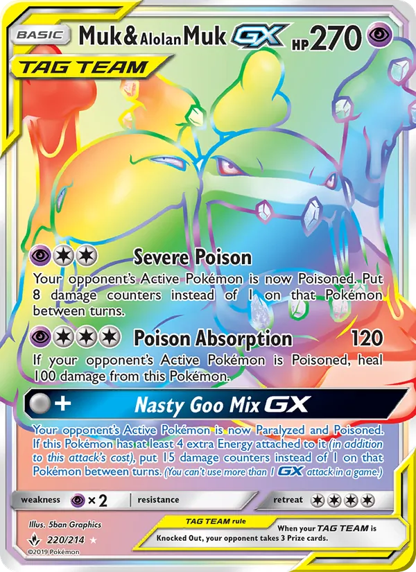 Muk & Alolan Muk GX #220/214