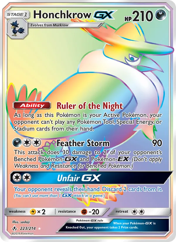 Honchkrow GX #223/214