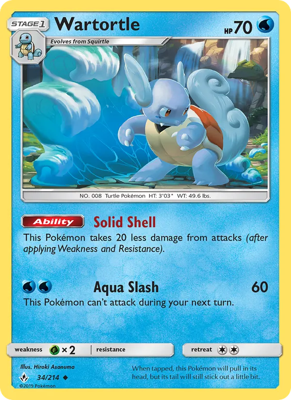 Wartortle #34/214