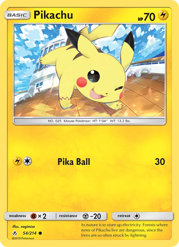 Pikachu #54/214