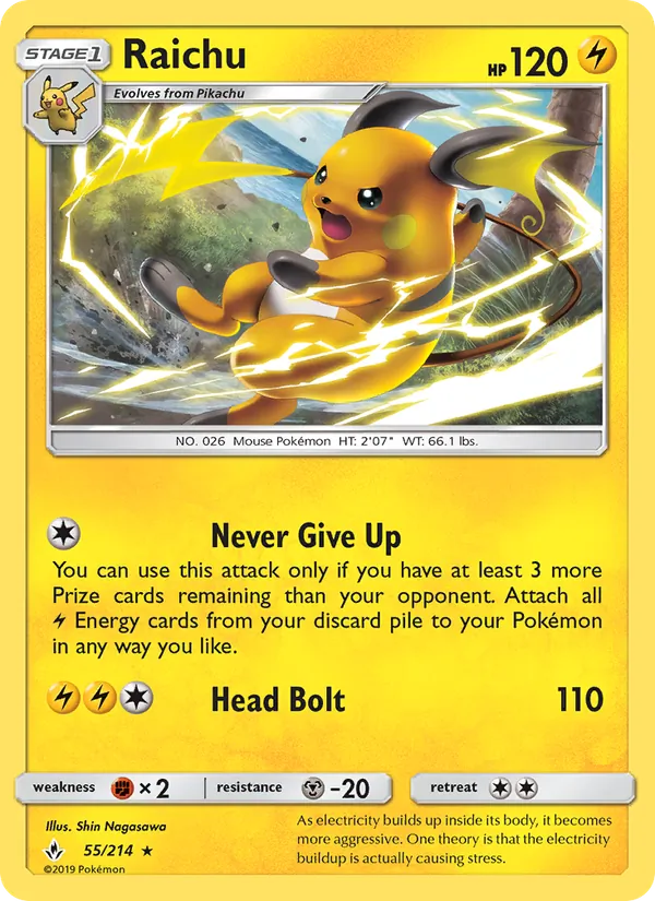 Raichu #55/214