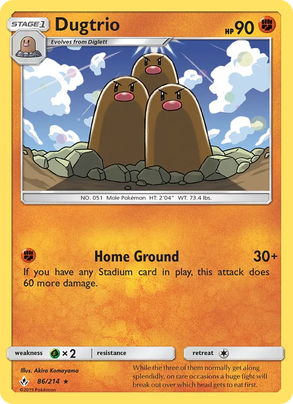 Dugtrio #86/214