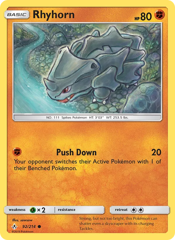 Rhyhorn #92/214